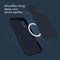 My Style Hoesje geschikt voor Samsung Galaxy A36 MagSafe Telefoonhoesje Flexibel TPU | My Style Protective Flex Backcover | Geschikt voor MagSafe | Geschikt voor Draadloos Opladen met Magnetische Ring | MagSafe Case - Marineblauw