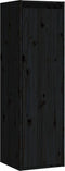 vidaXL - Wandkasten - 2 - st - 30x30x100 - cm - massief - grenenhout - zwart