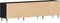 vidaXL - TV-kast - Zwart - Eiken - 150x30x44,5 - cm - Geëngineerd - Hout
