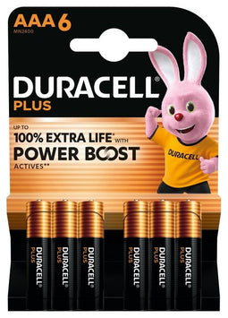 Duracell - Batterij duracell plus powerboost aaa x6 | 10 stuks