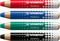 Markeerstift Stabilo Mrakdry 5 Stuks Blauw