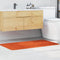 vidaXL - Badmat - Rechthoekig - Oranje - 70x120 - cm - Polypropyleen - Antislip