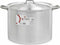 Casserolepan met deksel Ø 36 cm Zilverkleurig Aluminium (2 Stuks)