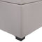 MAGNATE - Boxspringbed - Grijs - 160 x 200 cm - Polyester