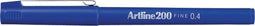 ARTLINE 200 Stift - 1 stuk - 0,4mm Lijndikte - Blauw