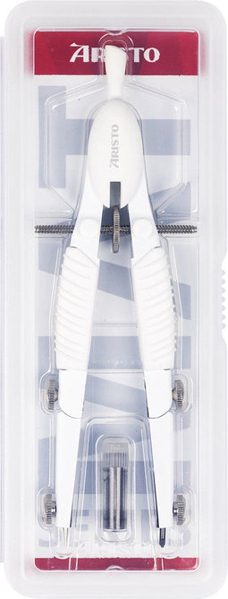Aristo snelverstelpasser - Topline - lengte 17cm - diameter 370mm - mat wit - AR-55815