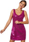 dressforfun - Paillettenovergooier - ultrakorte snit - pink