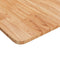 vidaXL - Tafelblad - vierkant - 60x60x1,5 - cm - massief - eiken - lichtbruin