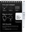 MOYU - Pitch Black Notebook - Uitwisbaar Notitieboek A4 Premium - Multifunctionele pagina’s - Inclusief uitwisbare pen, houder en wisdoekje