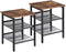 OSKAR LET24X - Tafelkast - Rustiek bruin - 40 x 40 x 50 cm (2 stuks)