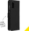 Accezz Hoesje Geschikt voor Samsung Galaxy A71 Hoesje Met Pasjeshouder - Accezz Wallet Softcase Bookcase - Zwart