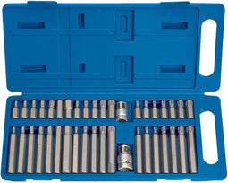 Draper - Tools - Zeshoekige, - Torx - & - spline - bit - set - 40-delig - TX-STAR - 33323