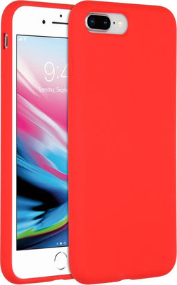 Accezz iPhone 8 Plus / 7 Plus - Back Cover - Schokabsorberend - Rood
