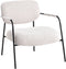 AUSVIKA - Fauteuil - Lichtbeige - Polyester