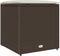 vidaXL - Kussenbox - Bruin - 50x50x50 - cm - van - Poly - Rattan
