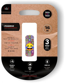 Tech1Tech TEC4403-16 - Usb-stick - 16GB - Multi-color