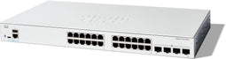 Cisco Catalyst C1300-24T-4G - Schakelaar - 24x 1Gbps RJ45 4x SFP - Wit