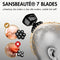 Sansbeauté® SkullSharp PRO - Scheerapparaat - 7D flexibele scheerkop - Zwart