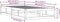 vidaXL - Bedframe - massief - hout - zwart - 100x200 - cm