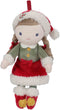 Little Dutch Rosa - Kerstboomhangers - Set van 4 pluche hangers - Rood Groen Bruin Wit (4 stuks)