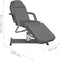 vidaXL - Massagetafel - 180x62x(87-112) - cm - grijs