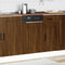 vidaXL - Vaatwaspaneel - Kalmar - 45x1,5x67 - cm - bewerkt - hout - bruin - eikenkleur
