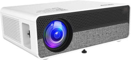 Belesy® Beamer Projector M23 - 4K Full HD Support - 6.000 Lumen - 10.000:1 Contrast - Projectie 30 tot 150 inch - Beamers - LCD + LED - Incl. Internet, Wifi & Bluetooth - Cadeau - WK 2022 - Moederdag
