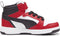 PUMA Rebound V6 Mid AC+ PS - Hoge sneakers - SoftFOAM+ demping - PUMA White-PUMA Black-For All Time Red
