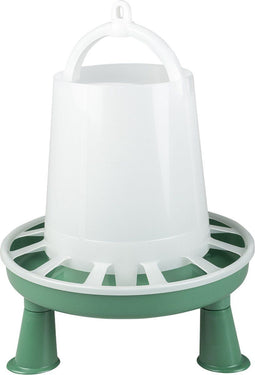 Duvoplus - Voederbak Eco - Weerbestendig met hoge rand en pootjes - Groen (1st)