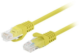 Lanberg PCU6-20CC-0025-Y - UTP-netwerkkabel Cat6 - 25 cm - Geel
