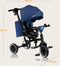 Lionelo Tris Plus - Driewieler - 2-in-1 - 360° draaibare zitting - Blue Denim