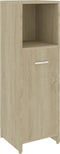 vidaXL - Badkamerkast - 30x30x95 - cm - bewerkt - hout - sonoma - eikenkleurig