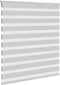 vidaXL - Zebra - rolgordijn - 130x150 - cm - stofbreedte - 125,9 - cm - lichtgrijs