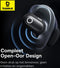 Baseus Eli Sport 1 - Draadloze Open-Ear Oordopjes - TWS - IPX4 Spatwaterdicht - Zwart