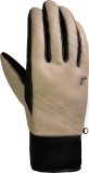 Reusch Jodie - skihandschoenen - leren ontwerp PrimaLoft® Gold isolatie - beige/zwart dames 7.5