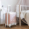 Pellianni: REISTROLLEY ROOS 40x30x17cm, met 4 wielen en verstelbaar handvat H92cm