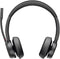 HP Poly Voyager 4320 - Draadloze Bluetooth UC Stereo Headset - Noise Cancelling - Zwart