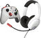 PDP 049-026-RWB - Geavanceerde Bedrade Controller met Headset - Ruisonderdrukkende Microfoon - Rood Wit