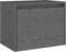 vidaXL - Wandkast - 45x30x35 - cm - massief - grenenhout - grijs