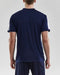 Craft Progress - T-Shirt Heren - Stretchy stof met mesh panelen - Marine