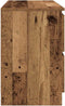 vidaXL - Tv-meubel - 100x35x54 - cm - bewerkt - hout - oud - houtkleurig