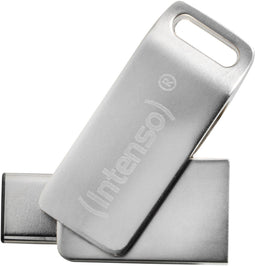 Intenso cMobile Line - USB-stick 128GB - USB-C en USB-A - Zilver