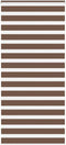 vidaXL - Zebra - rolgordijn - 110x230 - cm - stofbreedte - 105,9cm - polyester - bruin