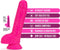 Blush - Neo Elite dildo 22 cm van Sensa Feel silicone - Roze