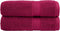 vidaXL - Handdoeken - SOLUND - 2 - st - 600 - g/m² - 50x100 - cm - bordeauxrood