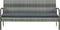 vidaXL - Tuinbank - 3-zits - met - kussen - poly - rattan - grijs