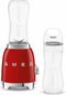 SMEG PBF01RDEU - Personal Blender - 2 snelheden - Rood