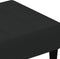 vidaXL - Voetenbank - 77x55x31 - cm - fluweel - zwart