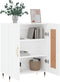 vidaXL - Dressoir - 69,5x34x90 - cm - bewerkt - hout - wit