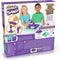 Kinetic Sand - Zandbak-set met 454 g paars origineel kinetisch zand opbergzandbak 4 vormen en gereedschap - Sensorisch speelgoed